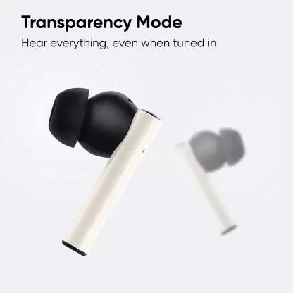 DIZO by realme TechLife GoPods with Active Noise Cancellation(ANC) Bluetooth Headset (Creme White, True Wireless) DIZO by realme TechLife GoPods with Active Noise Cancellation(ANC) Bluetooth Headset (Creme White, True Wireless)